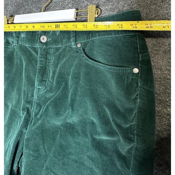 Torrid Bombshell Skinny Corduroy Pants - Emerald Green - Size 20T - Plus Size - Picture 4 of 7